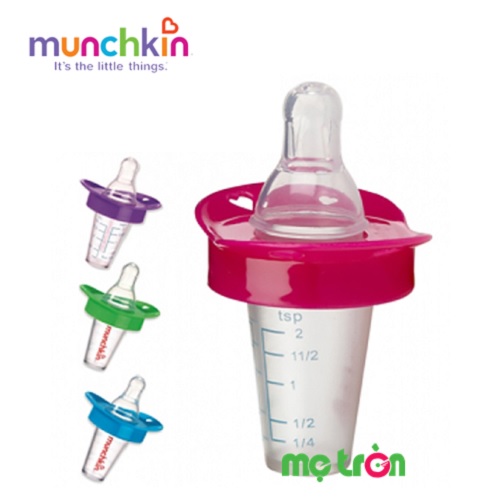 Ty hỗ trợ uống thuốc nước Munchkin 12501 là dụng cụ dành cho bé uống thuốc được thiết kế hình núm ty