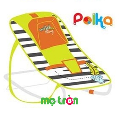 Ghế ăn bột Lucky Baby Polka PK080146 được thiết kế với chất liệu vải mềm mại