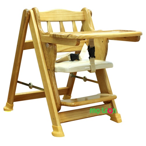 Ghế được thiết kế độc đáo khi có thể điều chỉnh độ cao thấp dễ àng phù hợp với bé