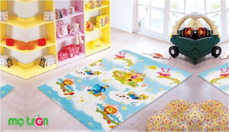 Vừa là tấm thảm chơi vừa là vật dụng trang trí phòng cho bé