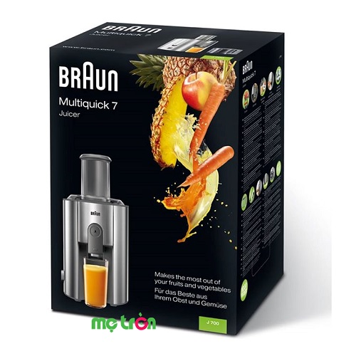 Hình ảnh hộp sản phẩm máy ép trái cây Braun J700