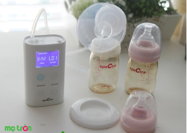 Máy hút sữa điện đôi có trữ điện Hàn Quốc Spectra 9 Plus