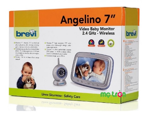 Máy báo khóc hiện đại có camera Brevi Angelino 7 BRE 393 là sản phẩm công nghệ hỗ trợ đắc lực cho mẹ 