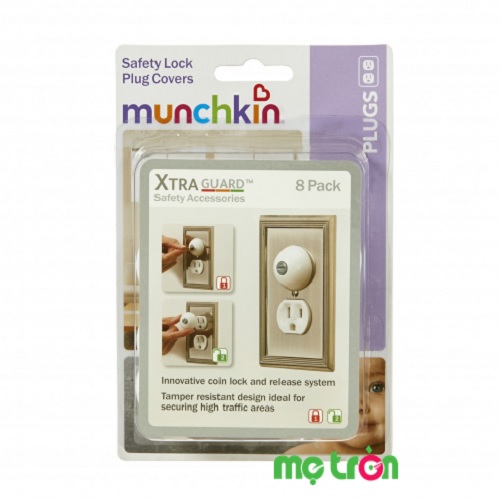 Hình ảnh sản phẩm bịt ổ điện an toàn có khóa cho bé yêu 8c Munchkin 35041