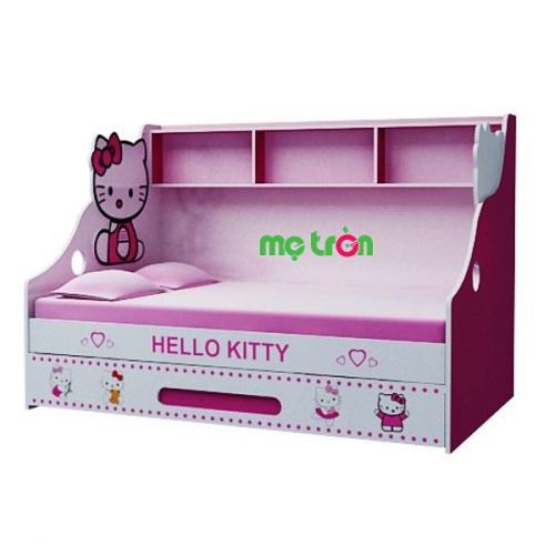 Giường tầng lùn GL02 Hello Kitty đáng yêu cho bé