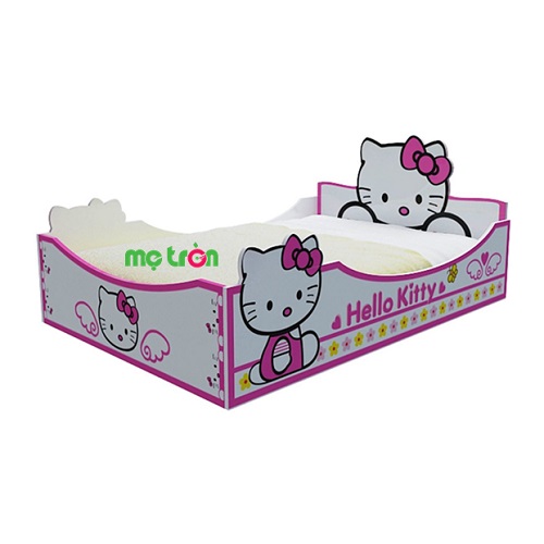 Giường đơn in hình Hello Kitty GD05 1m2 cho bé giấc ngủ ngon