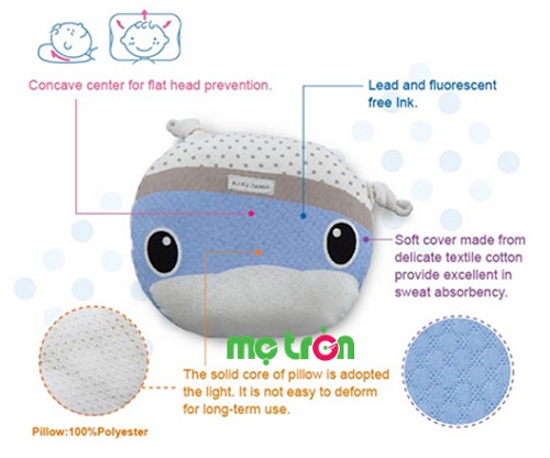 Từng chi tiết của gối được thiết kế tỉ mỉ và đẹp mắt