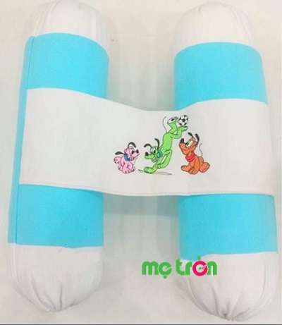 Gối chặn nằm cho b&eacute; Pigo m&agrave;u xanh dương 45 x 15 cm 