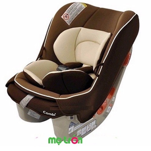 Ghế ô tô Combi Coccoro S màu nâu cà phê được thiết kế chắc chắn đảm bảo an toàn cho bé