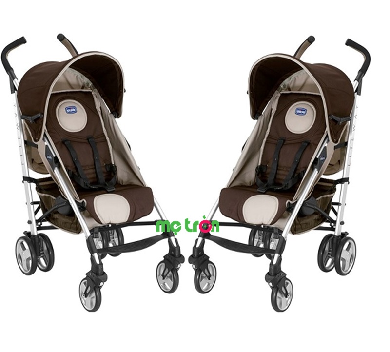 Hình ảnh sản phẩm xe đẩy em bé từ Ý Chicco Lite Way màu nâu