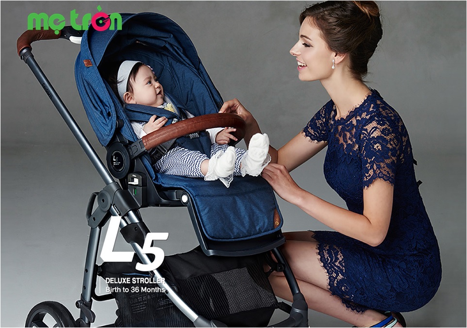 Xe đẩy em bé Fedora L5 nhiều màu mang đến cho cả mẹ và bé những chuyến đi vui vẻ