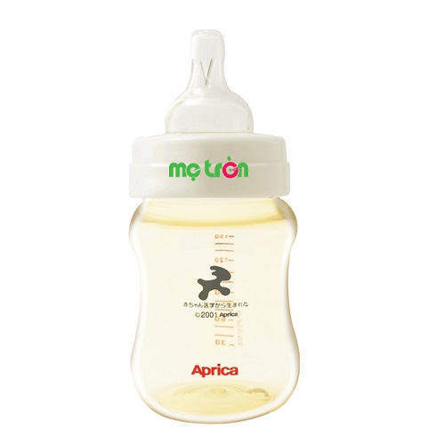 Hình ảnh bình sữa Aprica cổ rộng 150ml không chất độc hại