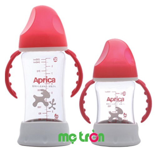 Bình sữa thủy tinh Aprica 150ml (cổ rộng) cao cấp chất lượng Nhật Bản
