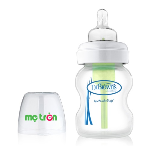 Bình sữa cổ rộng Dr Brown's 150ml chất liệu nhựa PP an toàn tuyệt đối cho sức khỏe của bé