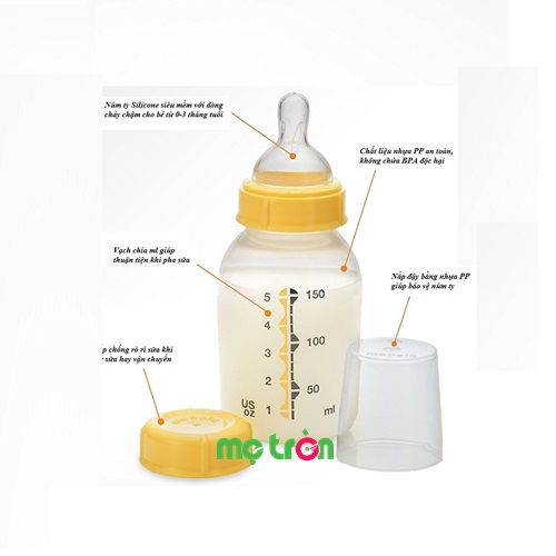 Bình sữa Medela 150ml với các ưu điểm nổi trội