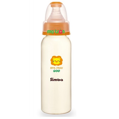 Hình ảnh bình sữa Simba màu nhựa PES 240ml S6852 màu cam