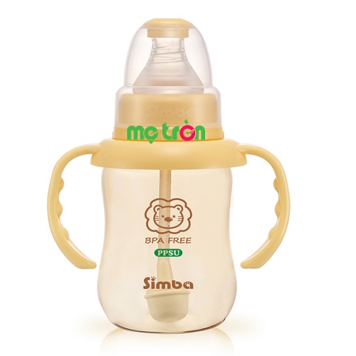 Bình sữa Simba PPSU 150ml S6125 hình hồ lô - món quà tuyệt vời mẹ dành cho bé yêu