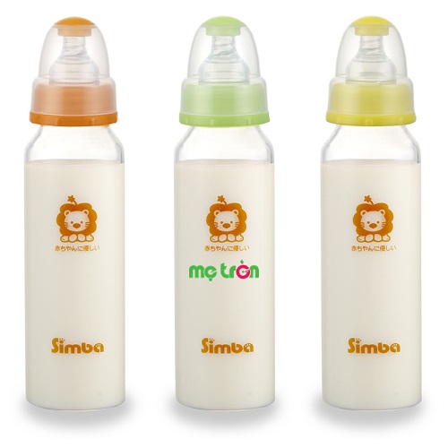 Bình sữa thủy tinh Simba 240ml S6903 dùng cho trẻ từ 6 tháng tuổi trở lên