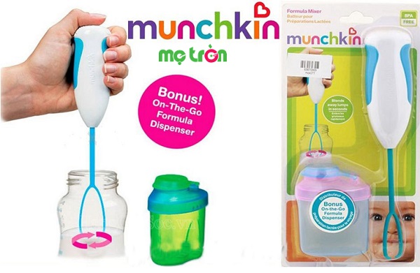 Que khuấy sữa Formula Mixer Munchkin 10144 giúp mẹ khuấy sữa cho bé dễ dàng và an toàn hơn