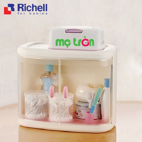 Tủ mini úp bình sữa Richell RC41610 được thiết kế với khoang chứa bên trong rộng rãi