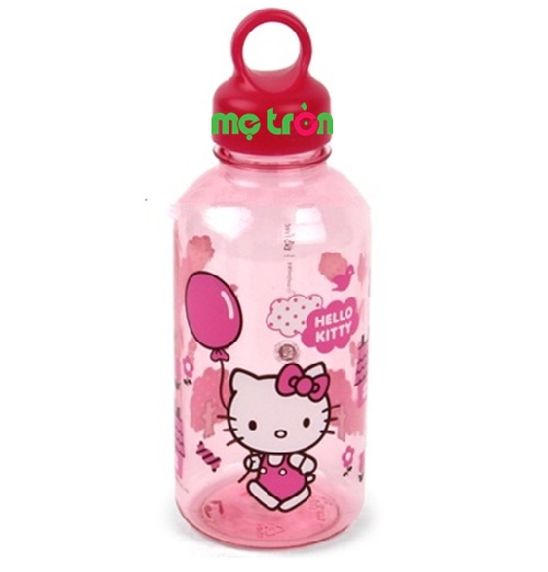 Bình nước nhựa an toàn Hello Kitty LKT624 an toàn tiện lợi cho bé yêu