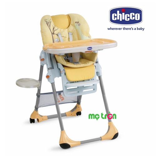 Ghế ăn Chicco Polly Hươu vàng điều chỉnh 7 mức cấp độ 