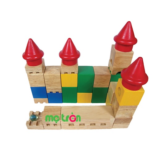 Đồ chơi gỗ lâu đài trượt bi Winwin Toys 69522 được thiết kế tỉ mỉ, đẹp mắt với các chi tiết sắc sảo đạt đến trình độ thẩm mỹ cao