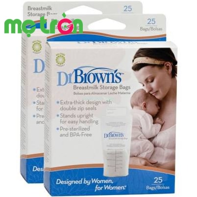 Túi trữ sữa mẹ đông lạnh Dr.Brown’s 4005 (25 túi) không BPA