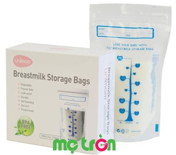 Túi trữ sữa Unimom 210ml UM870015 (25 túi) Hàn Quốc
