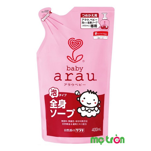 Sữa tắm Arau Baby túi 400ML hương thơm dịu nhẹ tự nhiên cho bé