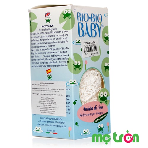 Sản phẩm bột tắm gạo chăm sóc da bé Bio Bio Baby