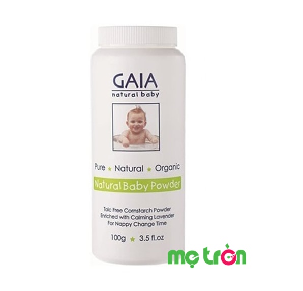 Hình ảnh sản phẩm Phấn rôm hữu cơ Gaia Powder Baby 100g