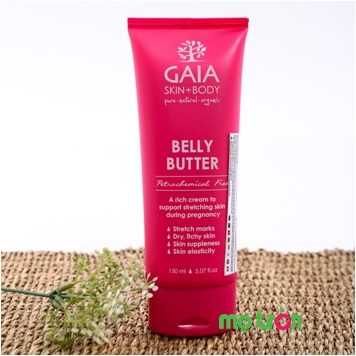 Kem trị rạn da, mờ sẹo hữu cơ Gaia Belly Butter 150ml 
