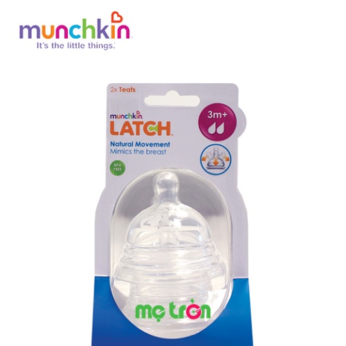 Núm ti Munchkin Latch số 2 (3+m) dùng cho bình sữa Latch