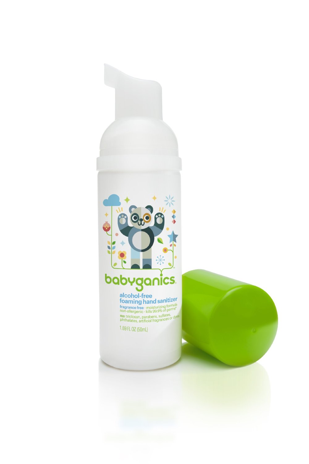 Nước rửa tay diệt khuẩn không dùng nước Babyganics 50ml