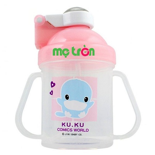 Bình uống nước có tay cầm 250ml KUKU 5321 sẽ giúp bé tập quen dần với việc tự mình uống nước và dễ dàng hút sữa, nước hoa quả. Sản phẩm có thiết kế quai cầm xinh xắn, giúp bé giữ chặt bình không bị rơi rớt.