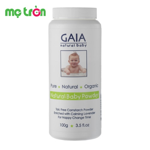 Phấn rôm hữu cơ Gaia Powder Baby 100g