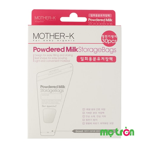 Túi đựng sữa bột Mother-K Hàn Quốc (30túi) an toàn và tiện lợi