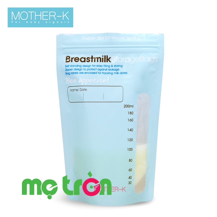 Túi trữ sữa có cảm biến nhiệt Mother-K (90c) không BPA