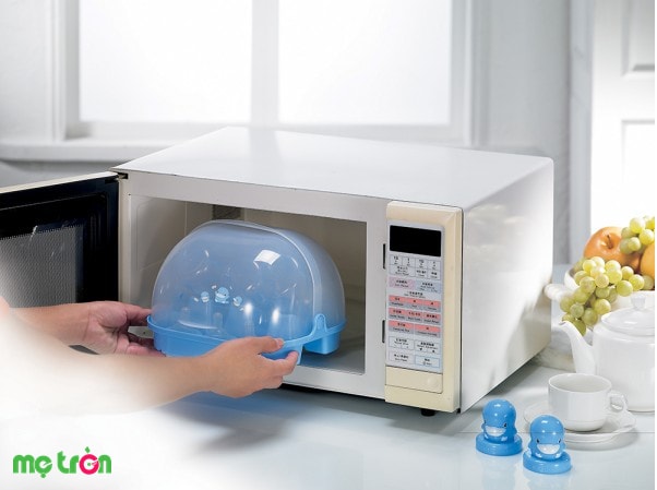 Bộ máy tiệt trùng bình sữa trong lò vi sóng Kuku Ku3021 Đài Loan