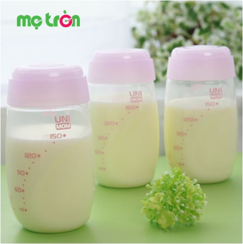 Bộ 3 bình trữ sữa Unimom 150ml UM880045 không BPA