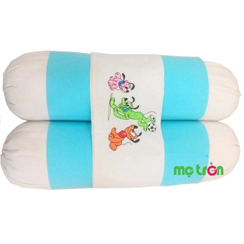 Gối chặn nằm cho bé Pigo xanh dương 45 x 15 cm