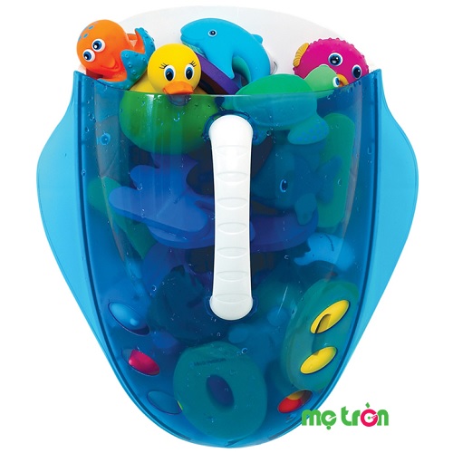 - Giỏ đựng đồ chơi nhà tắm Munchkin được làm từ nhựa cao cấp
- Các lỗ thoát nước trong suốt dễ thoát nước
- Giỏ đựng dễ dàng gắn chặt vào bồn tắm
