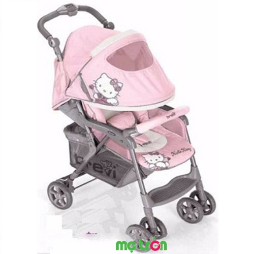 Xe đẩy em bé Brevi Grillo 2.0 BRE711-HK Hello Kitty màu hồng là dòng xe đẩy đa năng cao cấp nhập khẩu từ Italia được người dùng ưa chuộng và tin cậy sử dụng bởi sự tổng hợp đa tính năng, đảm bảo chất lượng và làm từ chất liệu đặc biệt an toàn với trẻ nhỏ, trẻ sơ sinh.