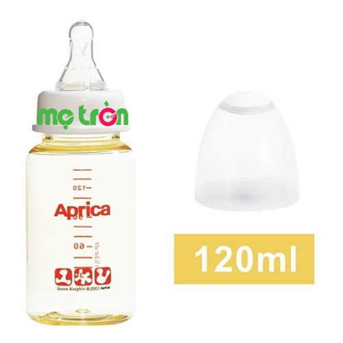 Bình sữa cổ chuẩn Aprica 120ml PES không BPA được làm từ chất liệu nhựa PES, không chứa BPA, không có các chất độc hại, an toàn tuyệt đối, có khả năng chịu nhiệt lên đến 180 độ C nên bố mẹ có thể an tâm khi luộc, khử trùng bằng hơi nước hoặc trong lò vi sóng.