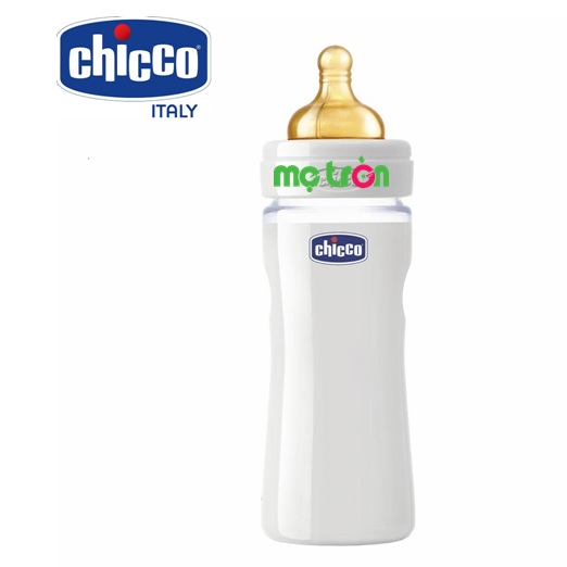 Bình sữa cổ rộng thủy tinh tự nhiên Chicco 240ml dành cho bé sơ sinh là sản phẩm chất lượng của thương hiệu Chicco. Sản phẩm được làm từ chất liệu thủy tinh cao cấp. Núm ti có van chống sặc, giúp lưu thông khí, làm giảm nguy cơ đau bụng, đầy hơi, nấc và nôn trớ ở trẻ.