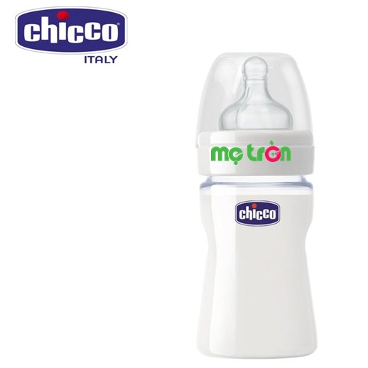Bình sữa Chicco thủy tinh cổ rộng 150ml sự lựa chọn tuyệt vời cho bé là sản phẩm làm từ chất liệu thủy tinh tự nhiên cao cấp, bền và không chứa BPA, cực kỳ an toàn khi tiệt trùng, rất phù hợp cho trẻ sơ sinh.