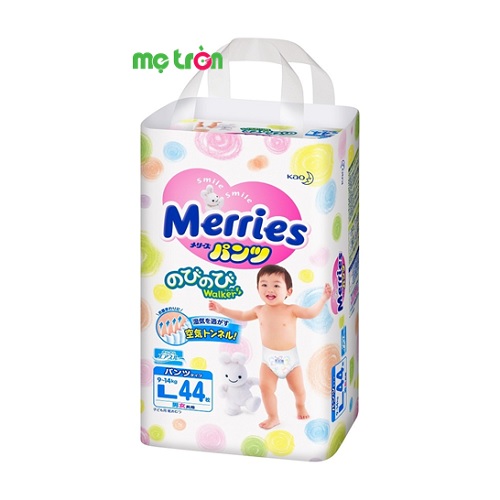 Tã quần Merries size L (44 miếng) khử mùi nhanh