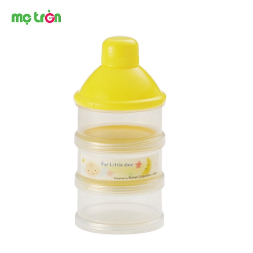 <p>- Hộp chia sữa Richell RC53193 được làm từ chất liệu nhựa không BPA an toàn cho bé.</p>
<p>- Có thể chia được 3 phần sữa bột tiện lợi cho bé.</p>
<p>- Thích hợp dùng cho bé su lịch hoặc ăn đêm.</p>