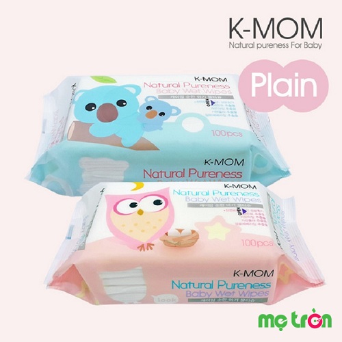 Khăn ướt cao cấp Mother K-Mom Hàn Quốc (100c) thiết kế an toàn